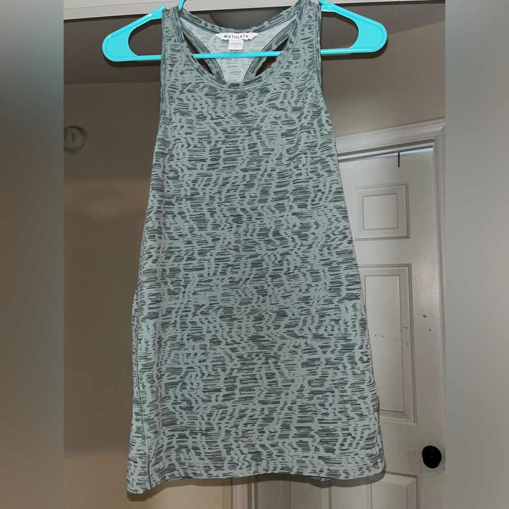 LIKE NEW Athleta Women’s Tank - Gray/Green - Sz Medium